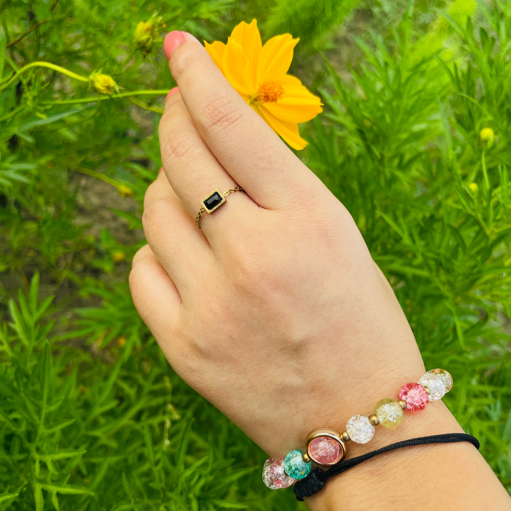 DARK ELEGANCE BRACELET RING