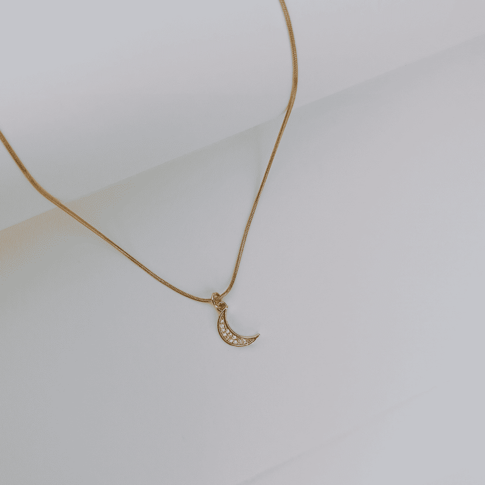 CRESCENT MOON NECKLACE