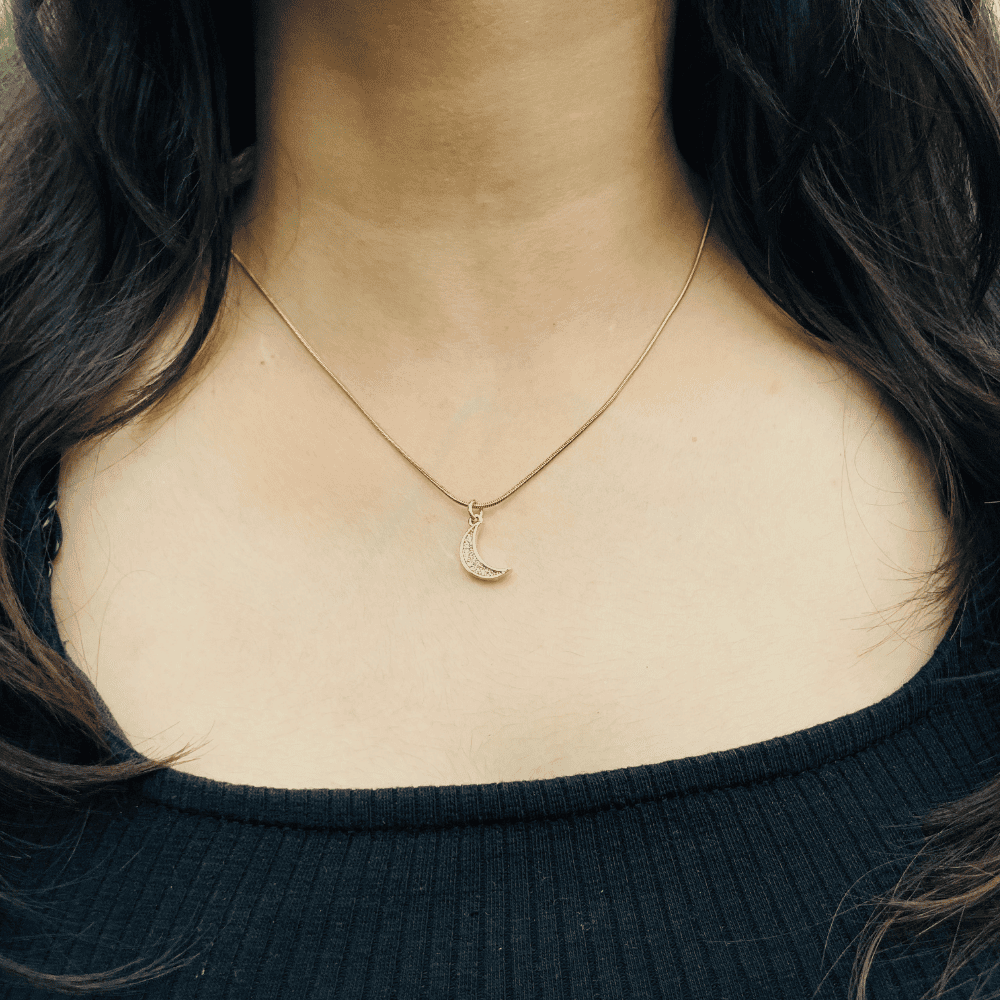 CRESCENT MOON NECKLACE