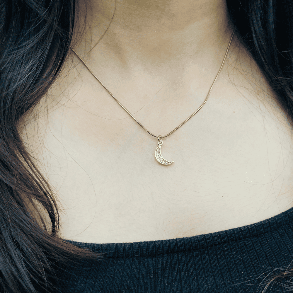 CRESCENT MOON NECKLACE