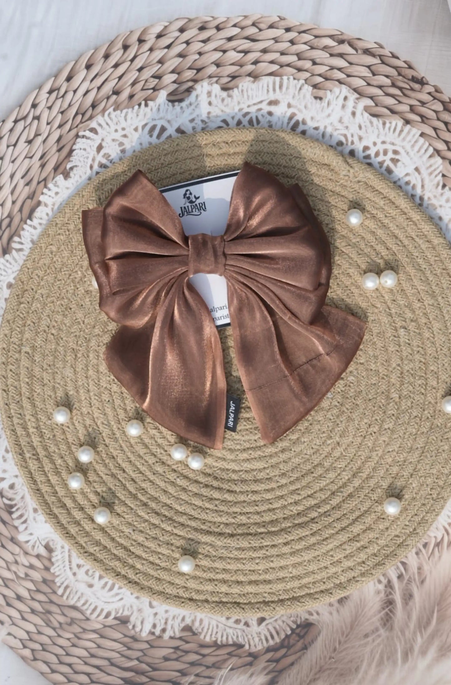 BIGGIE BOWS | JIMMY CHOO FABRIC