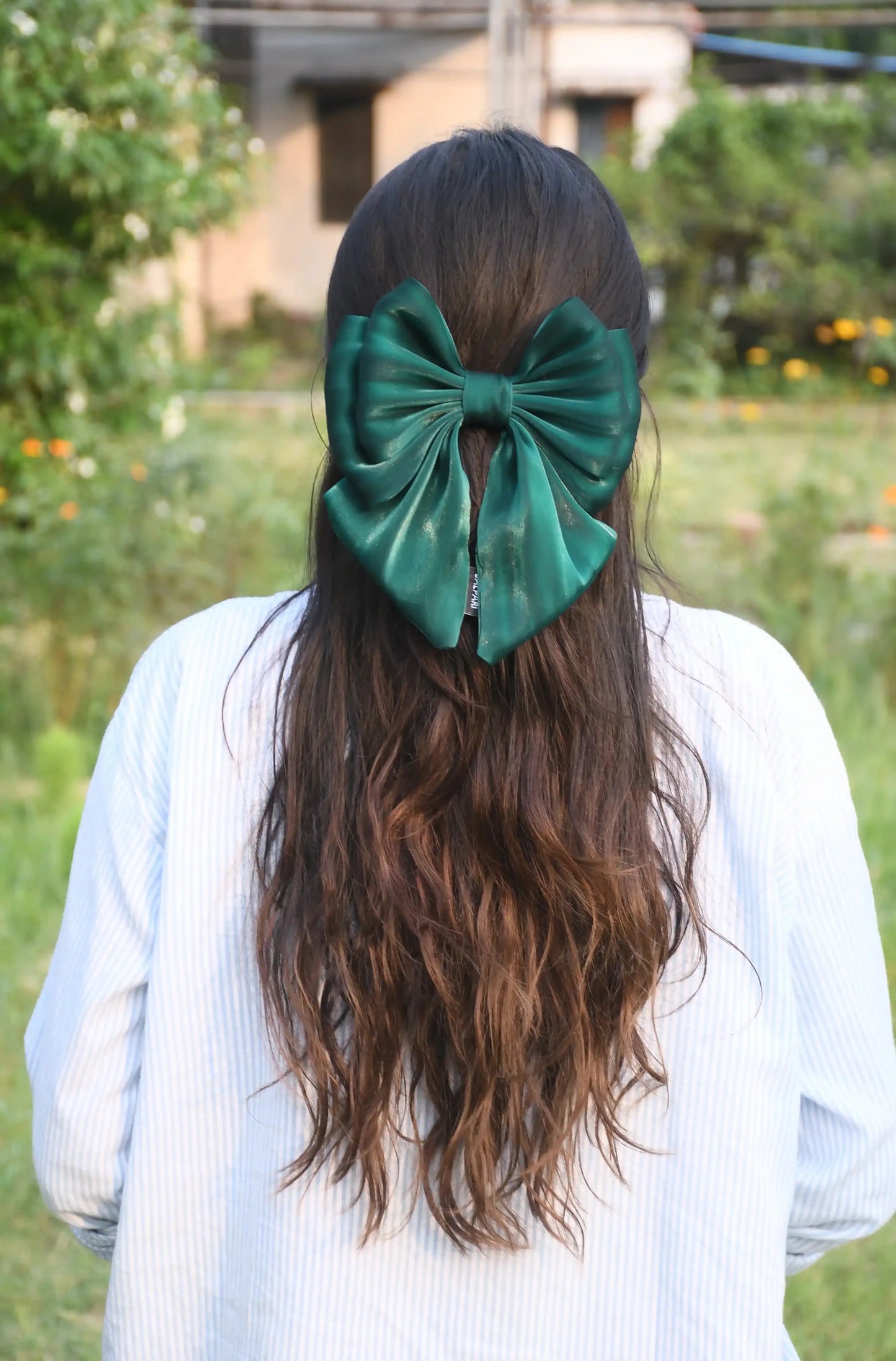 BIGGIE BOWS | JIMMY CHOO FABRIC