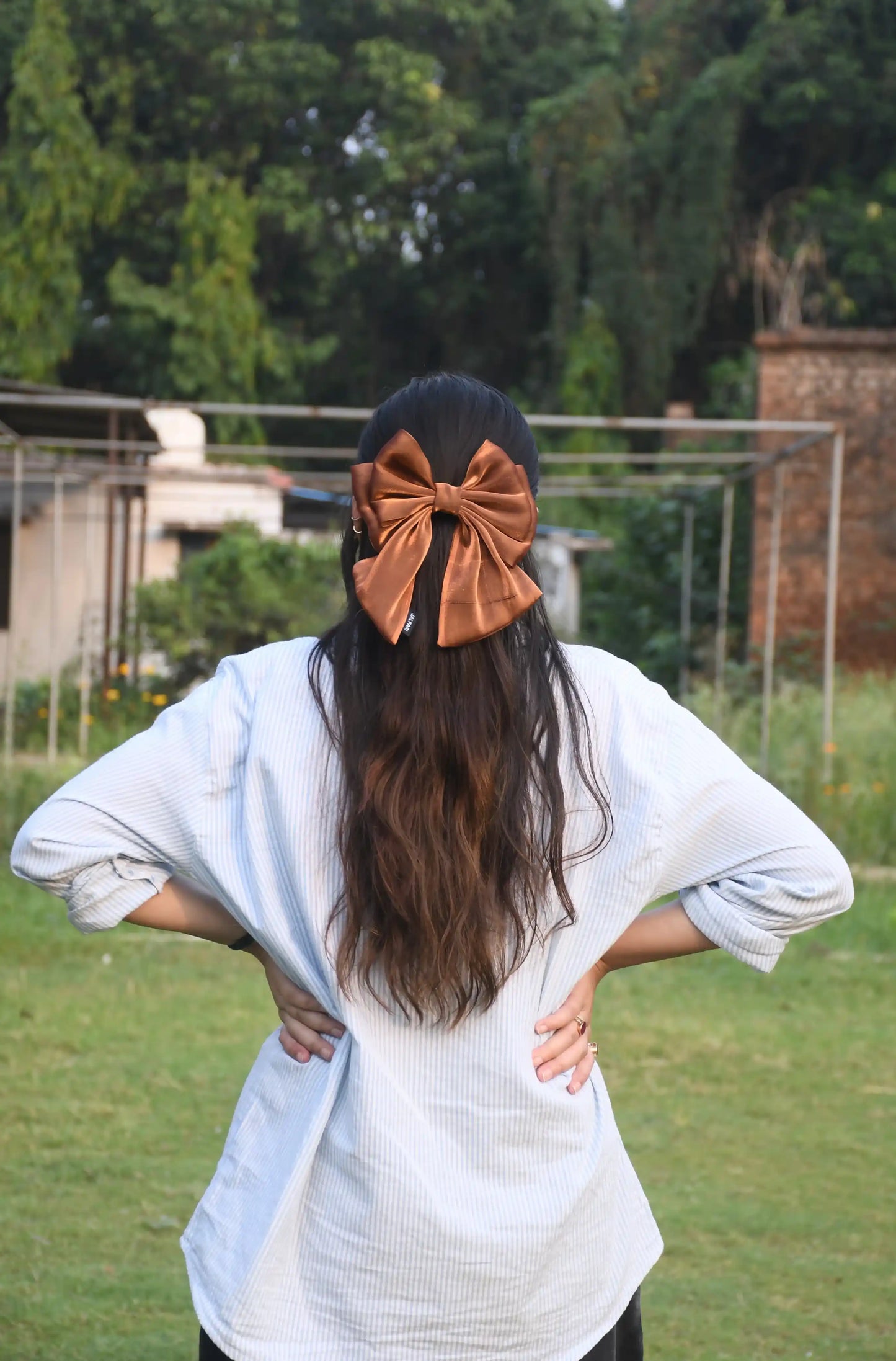 BIGGIE BOWS | JIMMY CHOO FABRIC