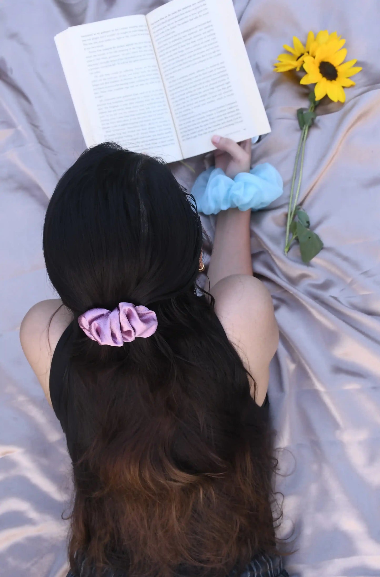 FRENCH BARRETTE CLIP | SATIN FABRIC