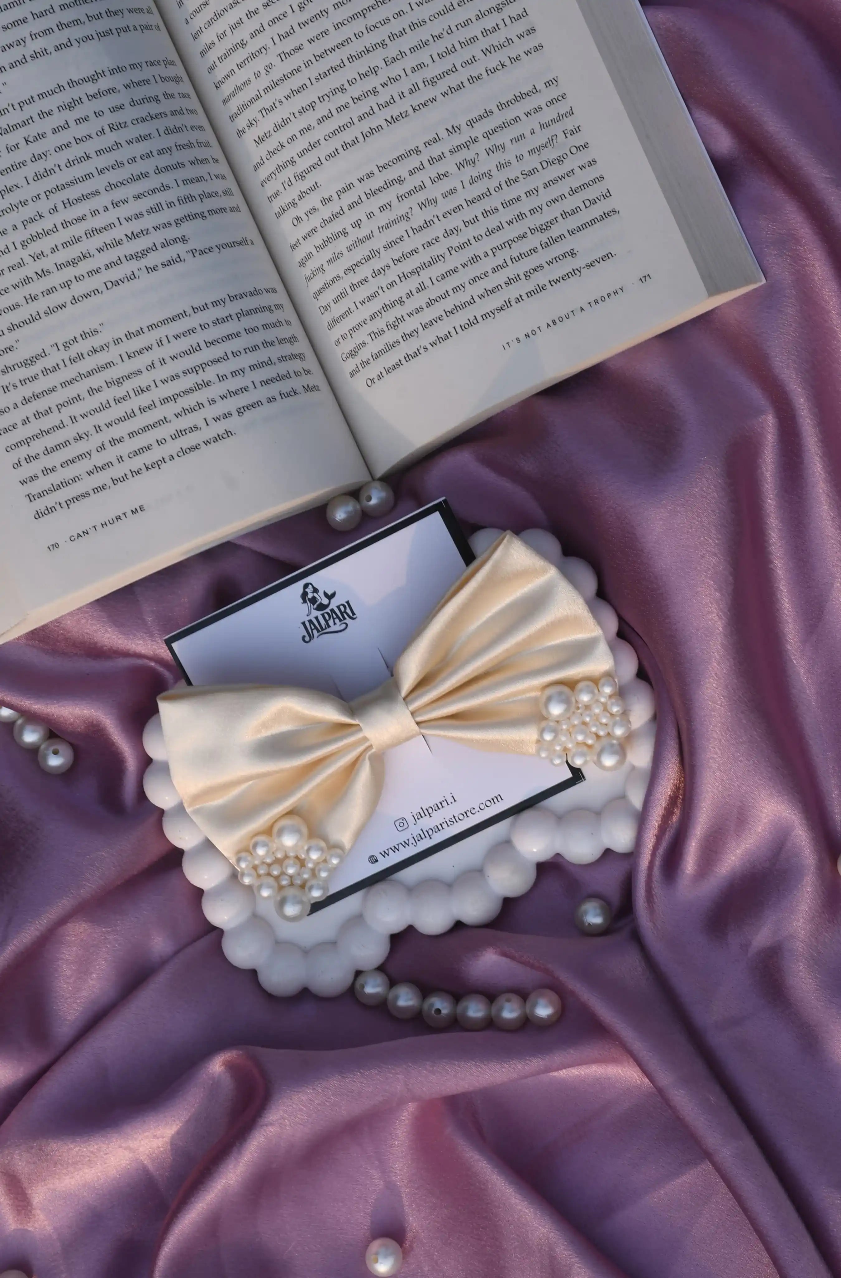 JALPARI'S SPECIAL BOW | SATIN FABRIC