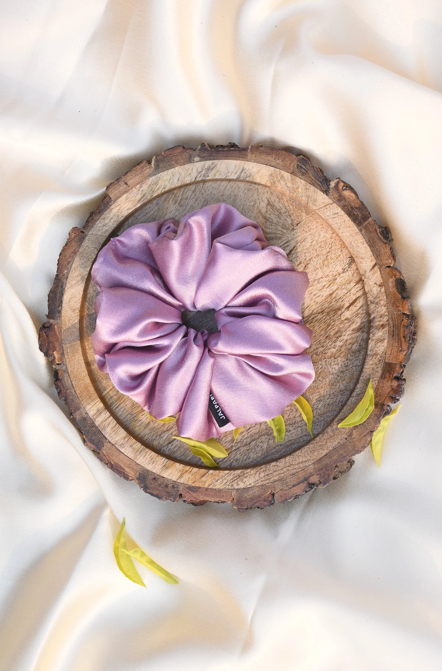 SCRUNCHIE | SOFT LAVENDER COLOUR | SATIN FABRIC