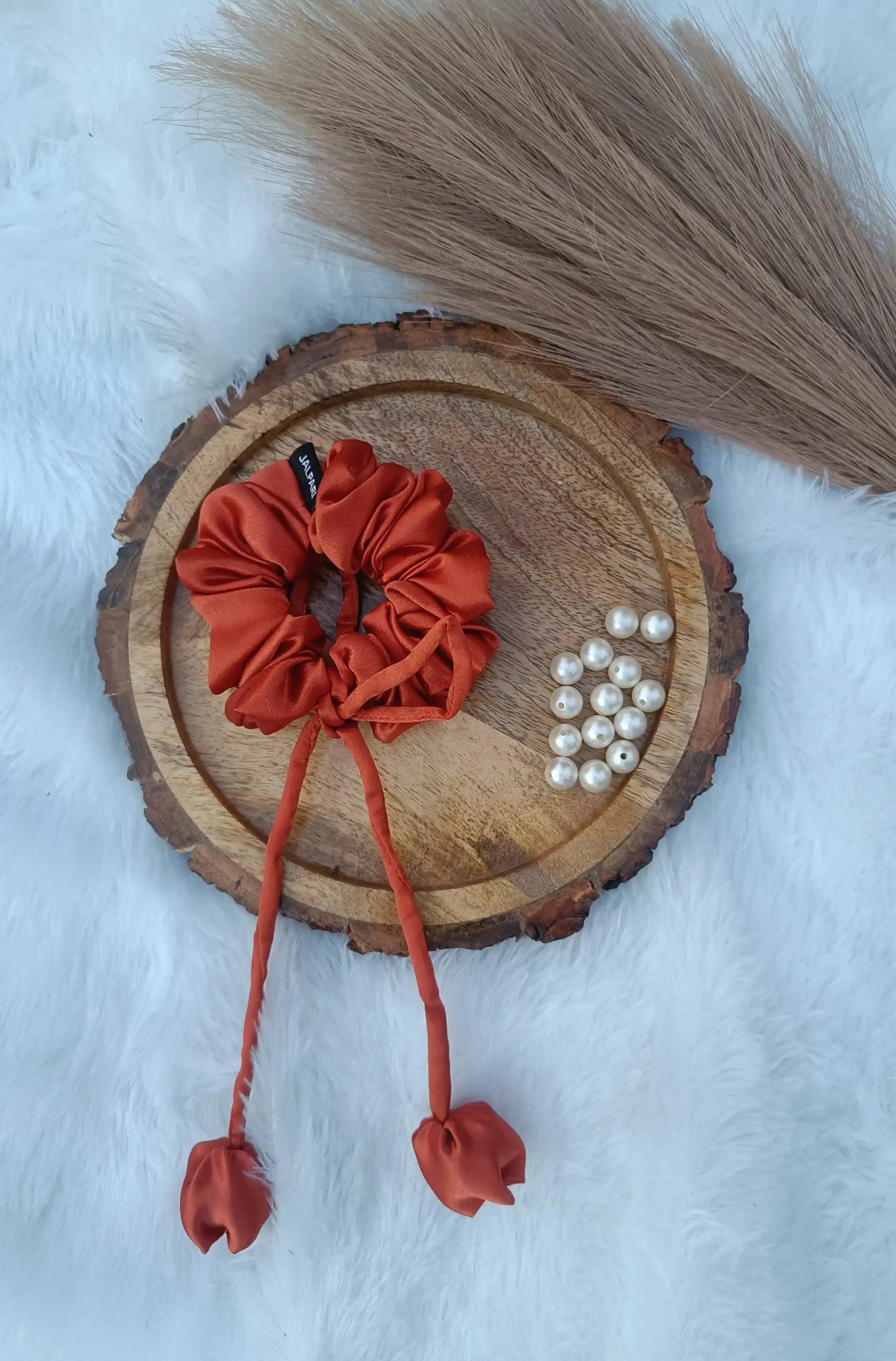 Tulip Scrunchies | SATIN FABRIC