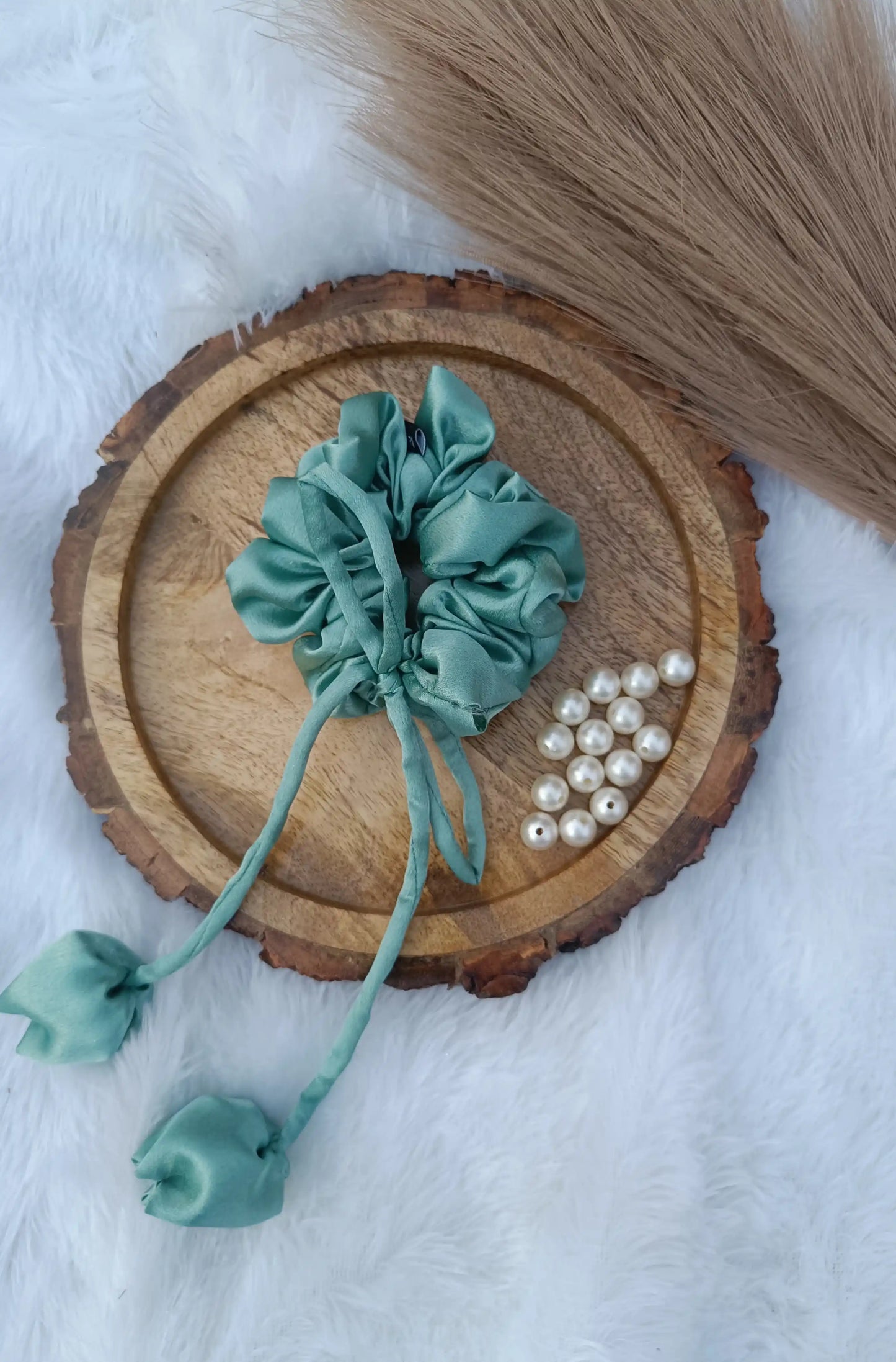 Tulip Scrunchies | SATIN FABRIC