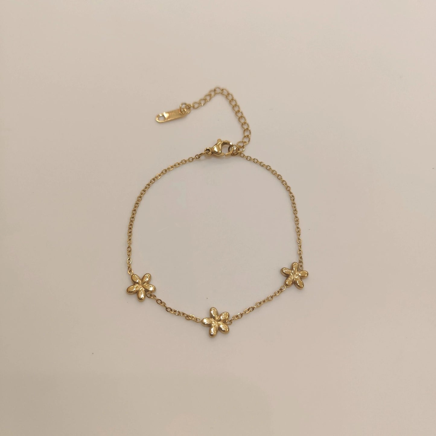 GOLDEN FLOWER CHAIN BRACELET | JP-CB-0012 | ANTI-TARNISH