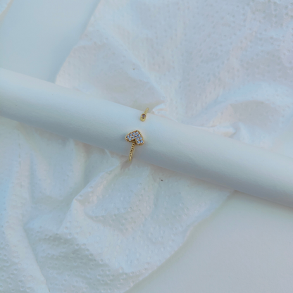 HEARTLINE ADJUSTABLE RING