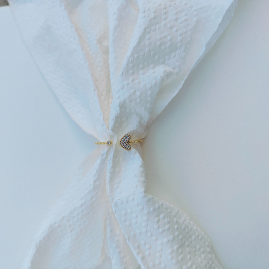 HEARTLINE ADJUSTABLE RING