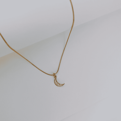 CRESCENT MOON NECKLACE