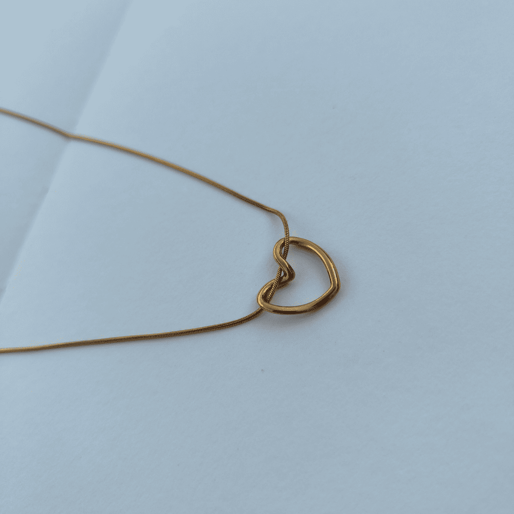 LOVER NECKLACE | HEART PENDANT| ANTI TARNISH| JALPARI