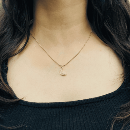 CRESCENT MOON NECKLACE