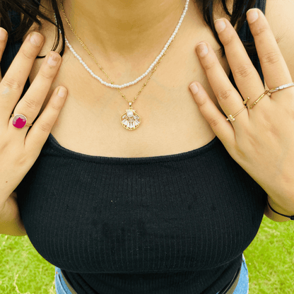 PEARL OYSTER NECKLACE