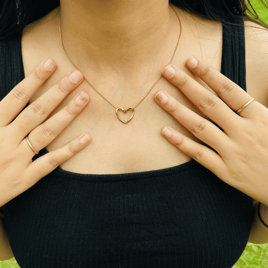 LOVER NECKLACE | HEART PENDANT| ANTI TARNISH| JALPARI