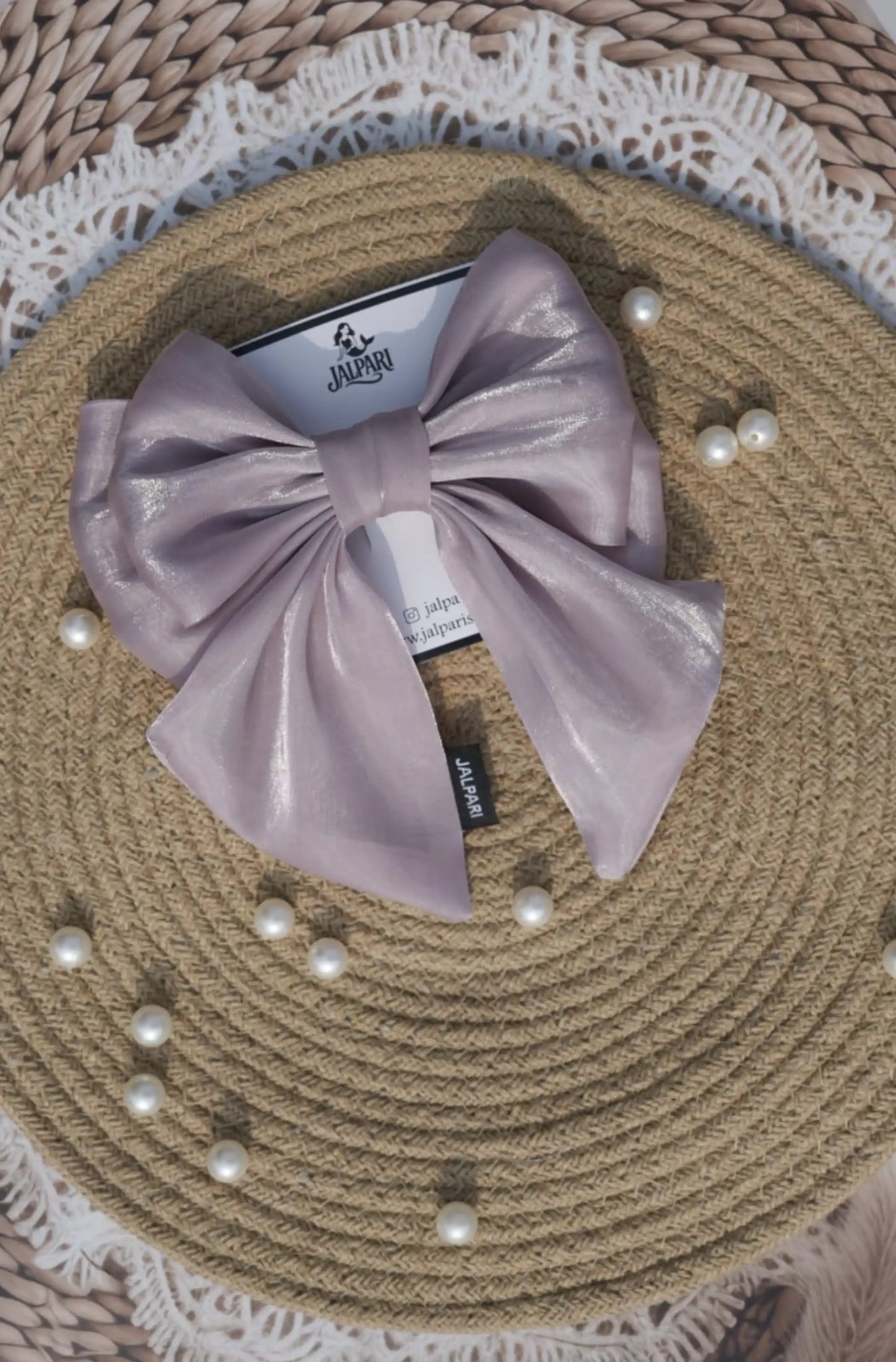 BIGGIE BOWS | JIMMY CHOO FABRIC