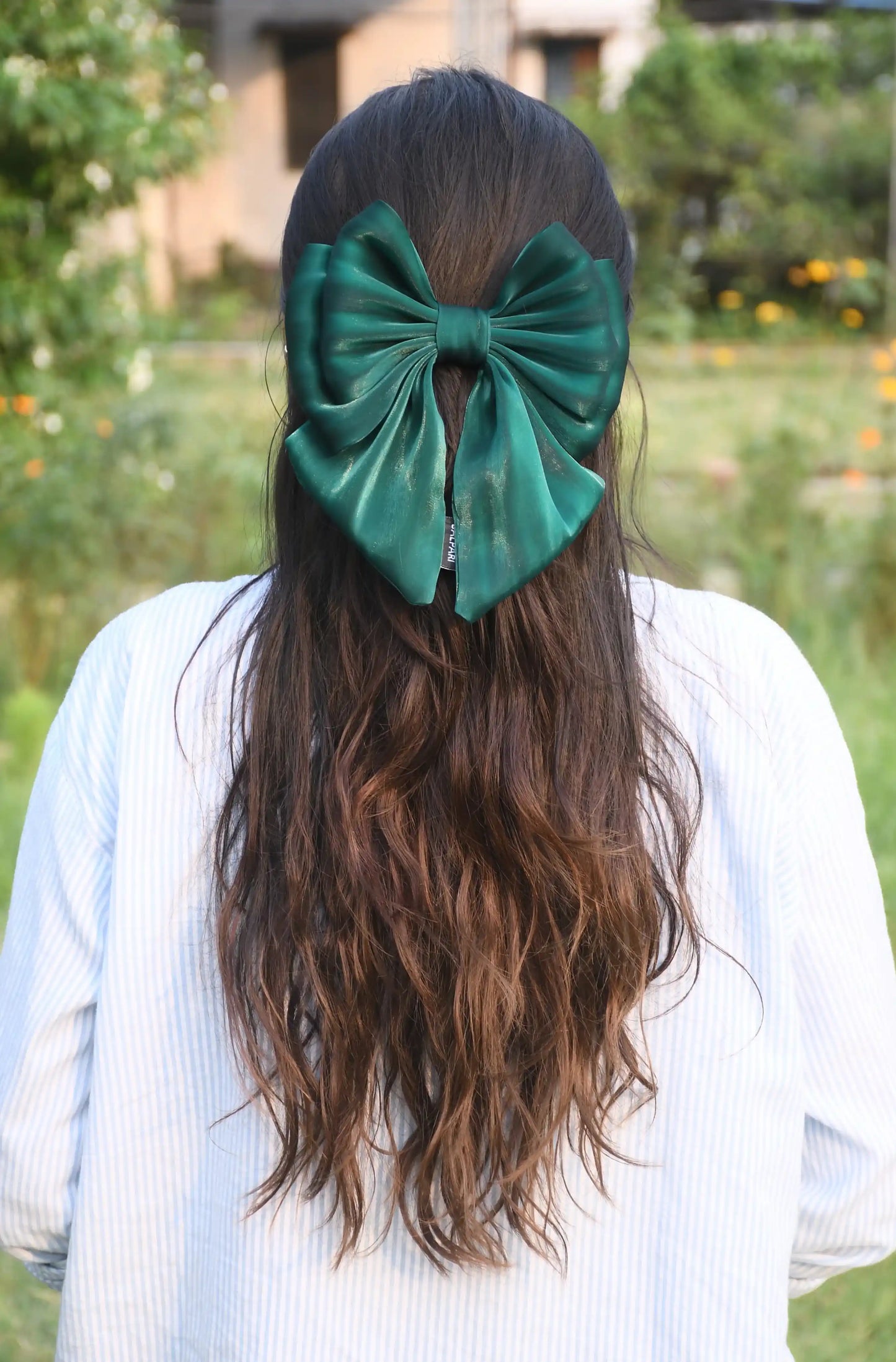 BIGGIE BOWS | JIMMY CHOO FABRIC