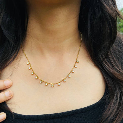 CRYSTAL DROP CHAIN