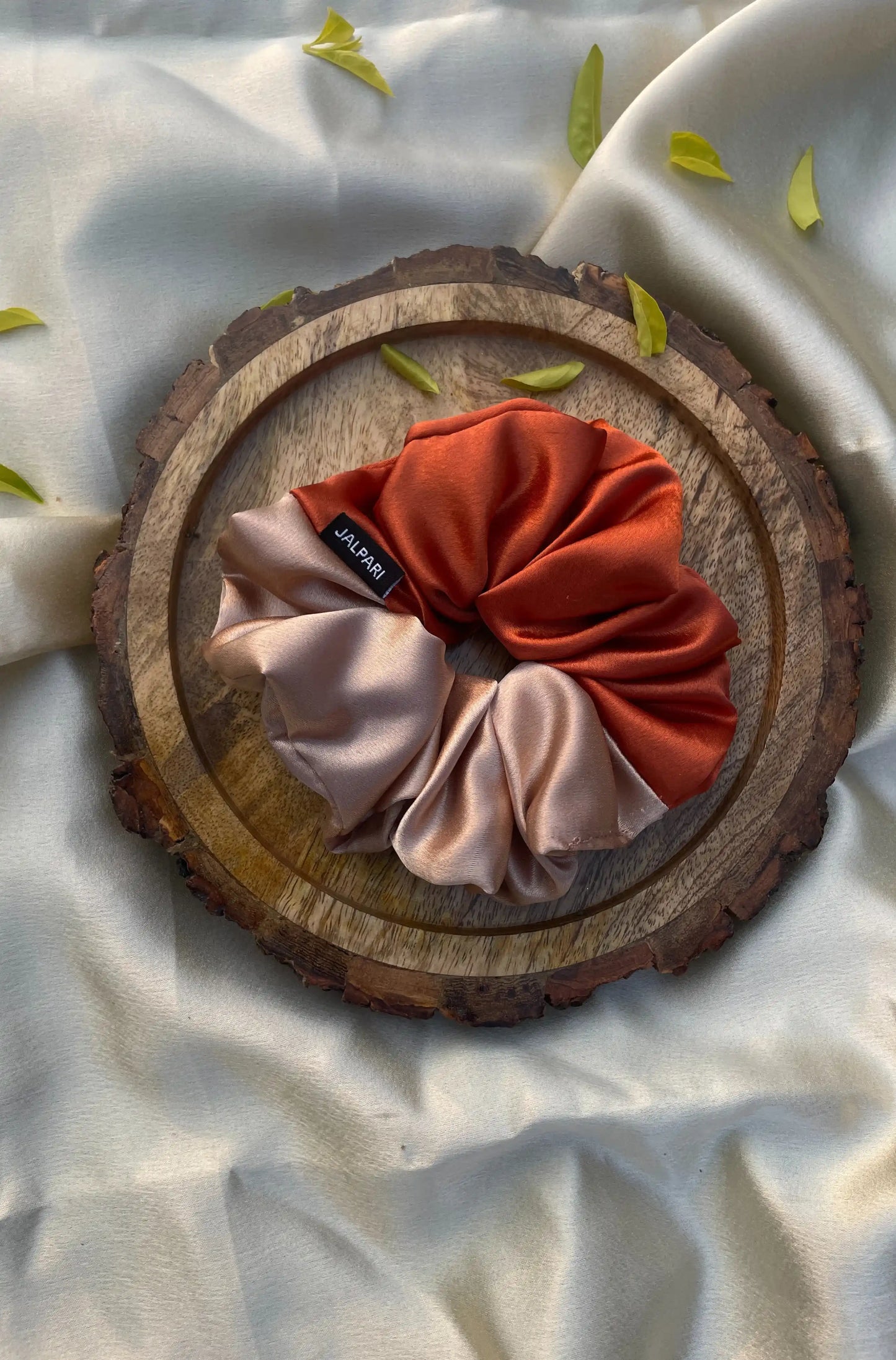 DUAL TONE SCRUNCHIE | SATIN FABRIC