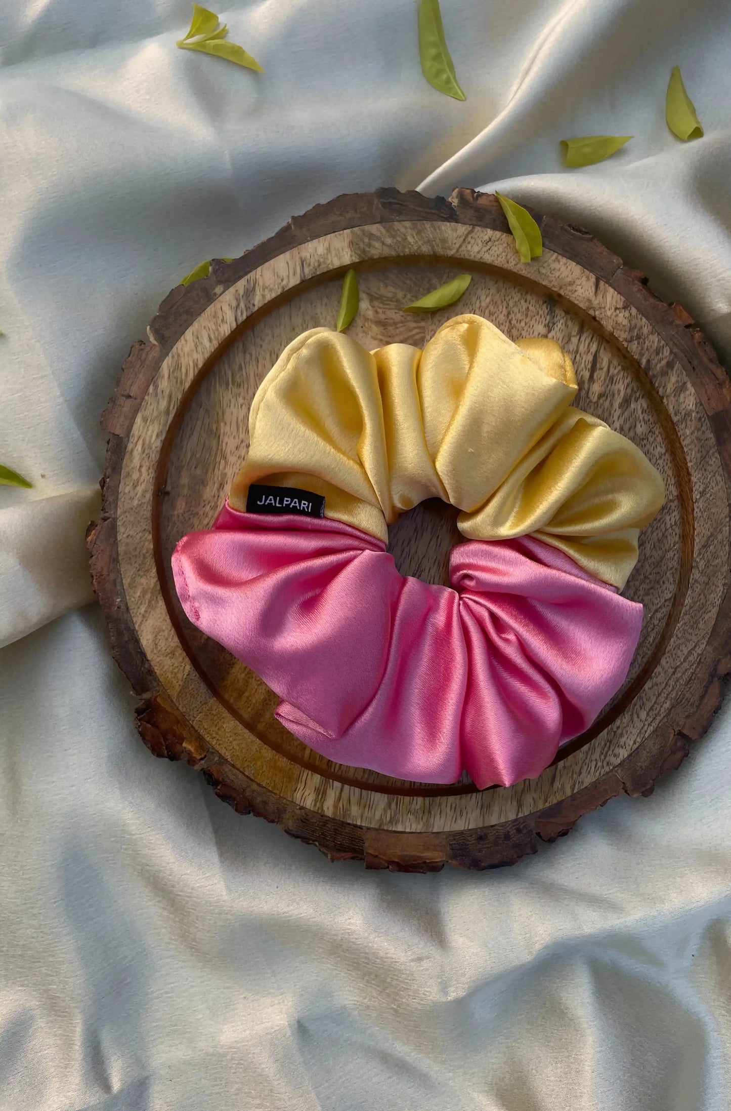 DUAL TONE SCRUNCHIE | SATIN FABRIC
