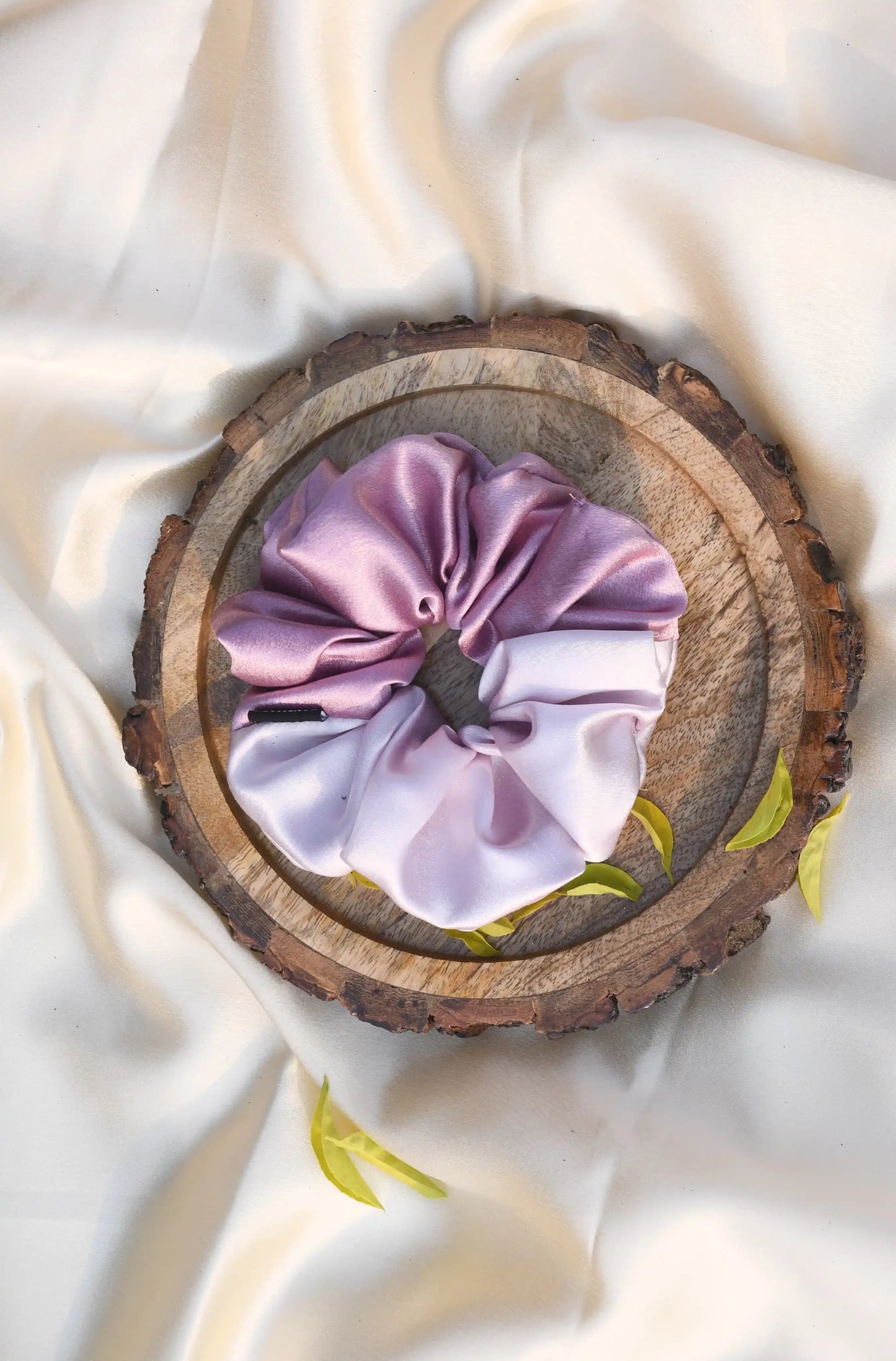 DUAL TONE SCRUNCHIE | SATIN FABRIC