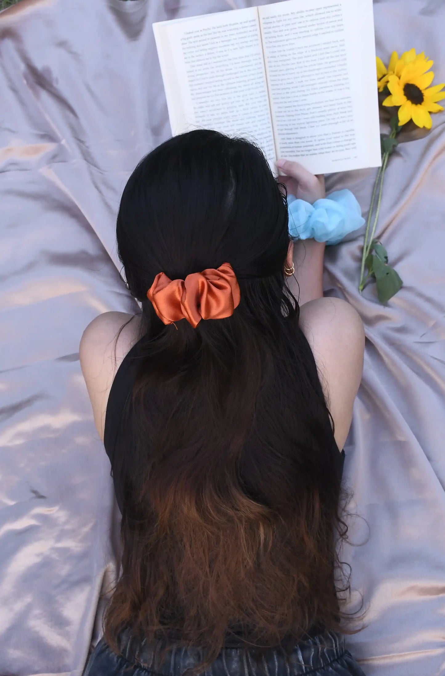 FRENCH BARRETTE CLIP | SATIN FABRIC