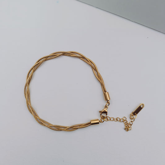 GOLDEN BRAID BRACELET