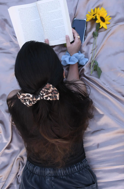 JALPARI'S SPECIAL BOW |  CHEETAH PRINT |  COTTON FABRIC