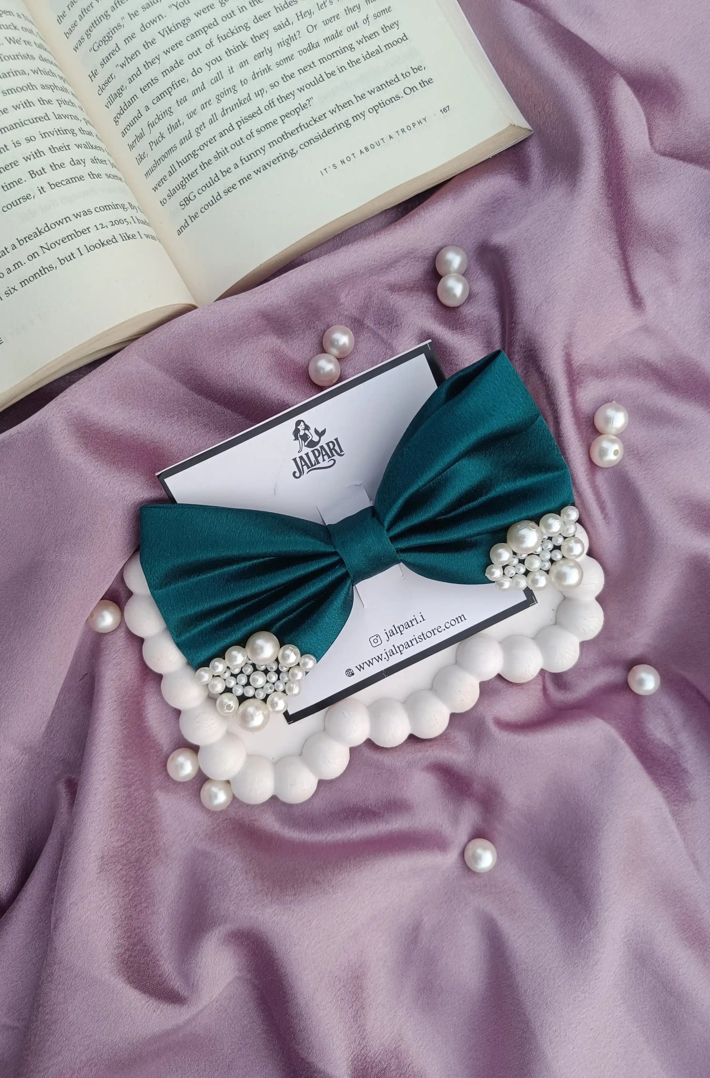 JALPARI'S SPECIAL BOW | SATIN FABRIC