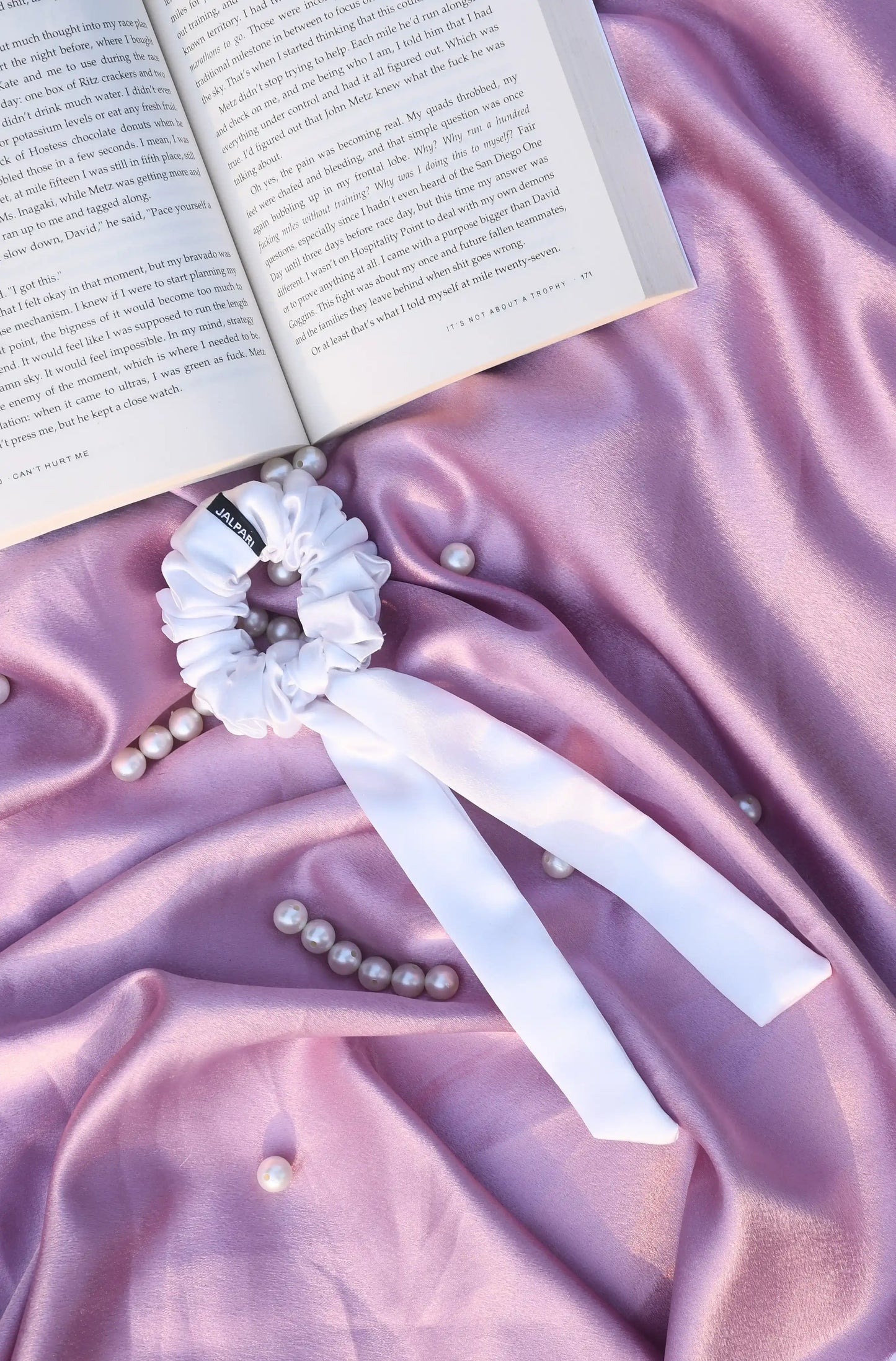 SCARF SCRUNCHIE |  SATIN FABRIC