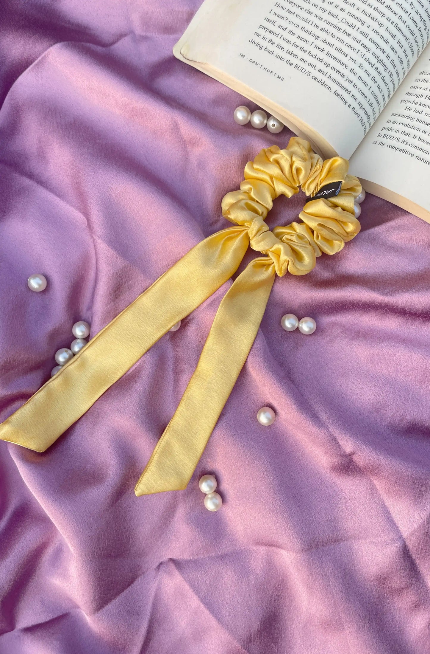 SCARF SCRUNCHIE |  SATIN FABRIC