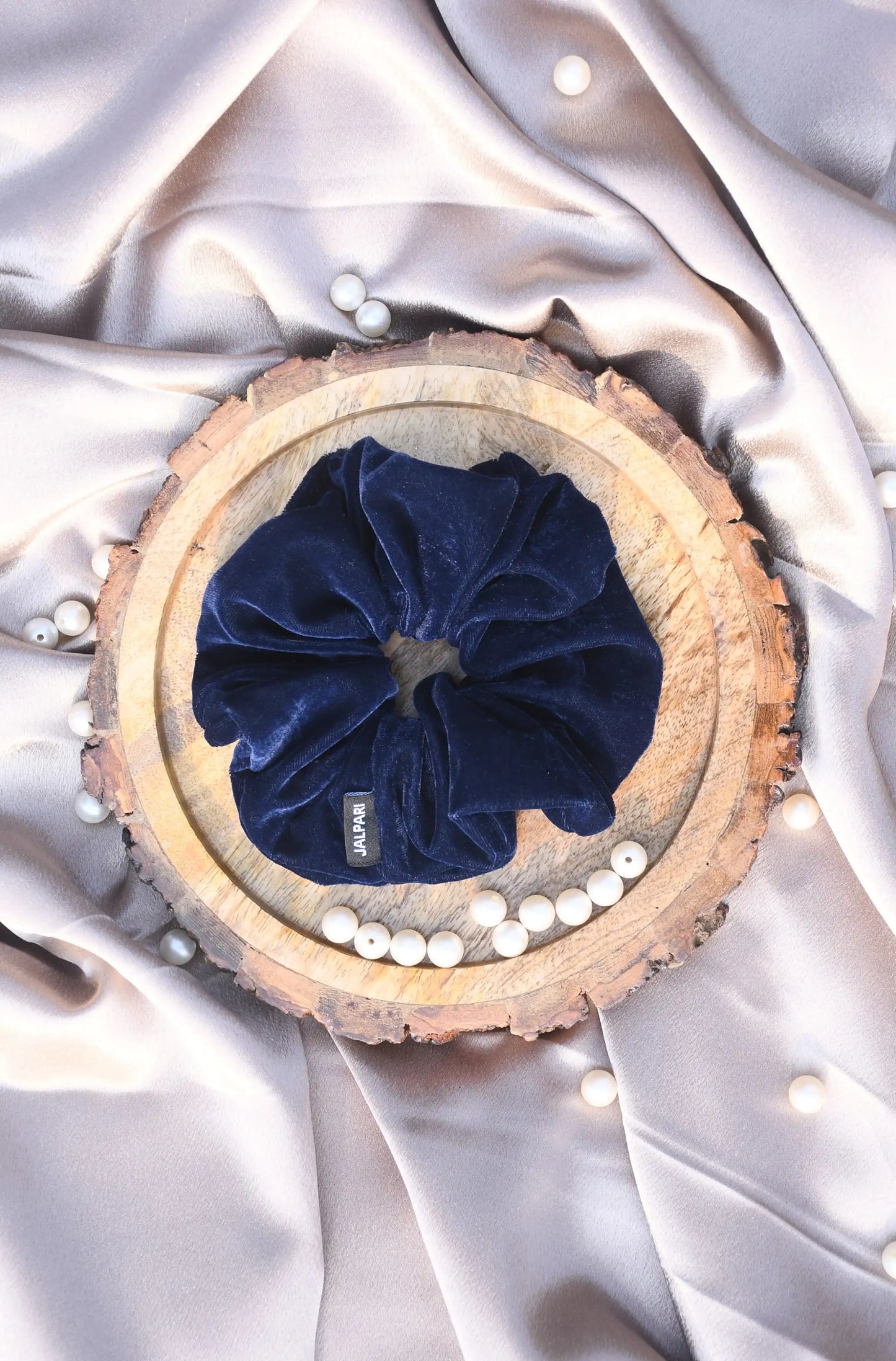 SCRUNCHIE | NAVY BLUE COLOUR   | VELVET FABRIC