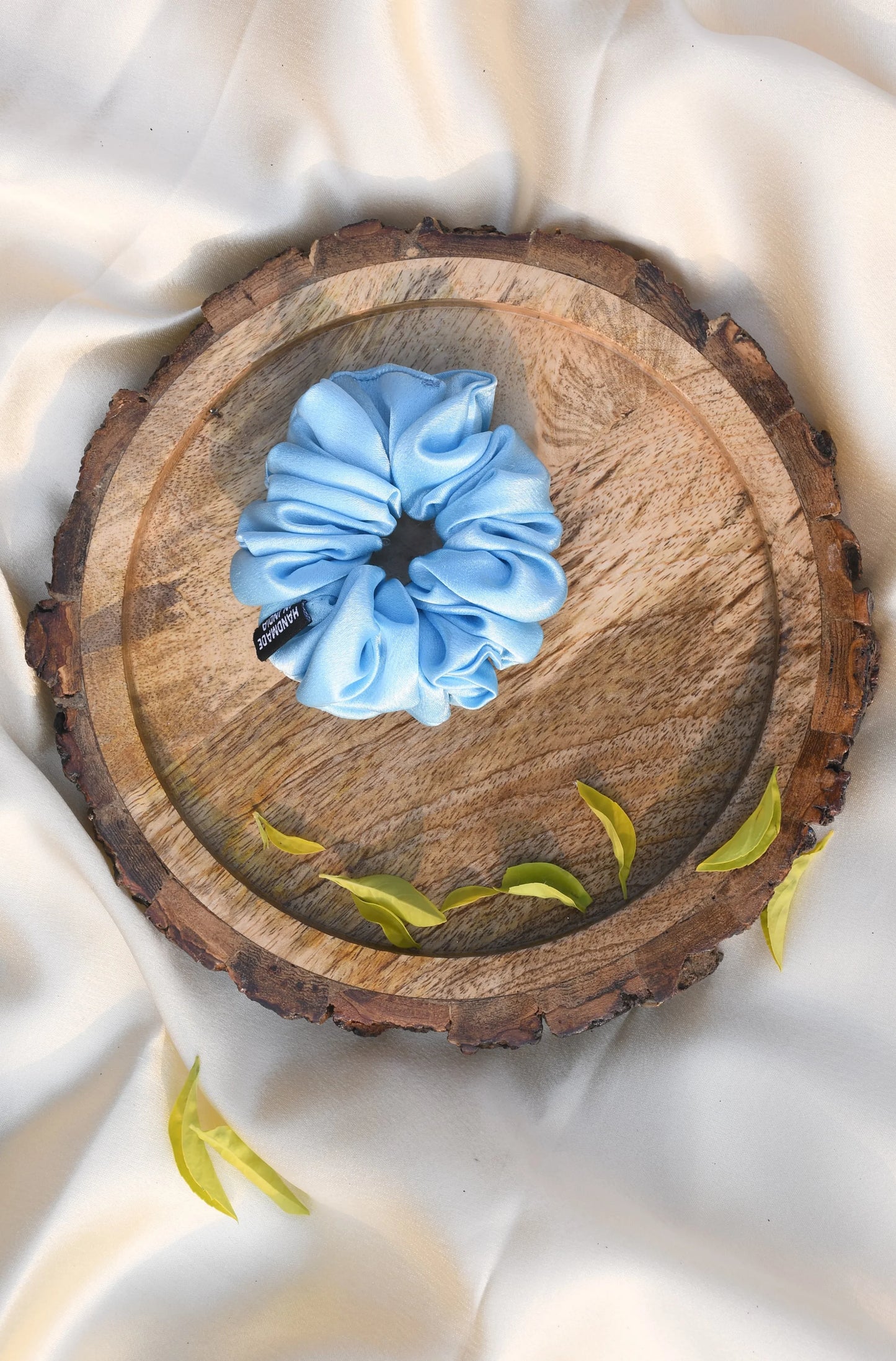 SCRUNCHIE |  SKY BLUE COLOUR  | SATIN FABRIC