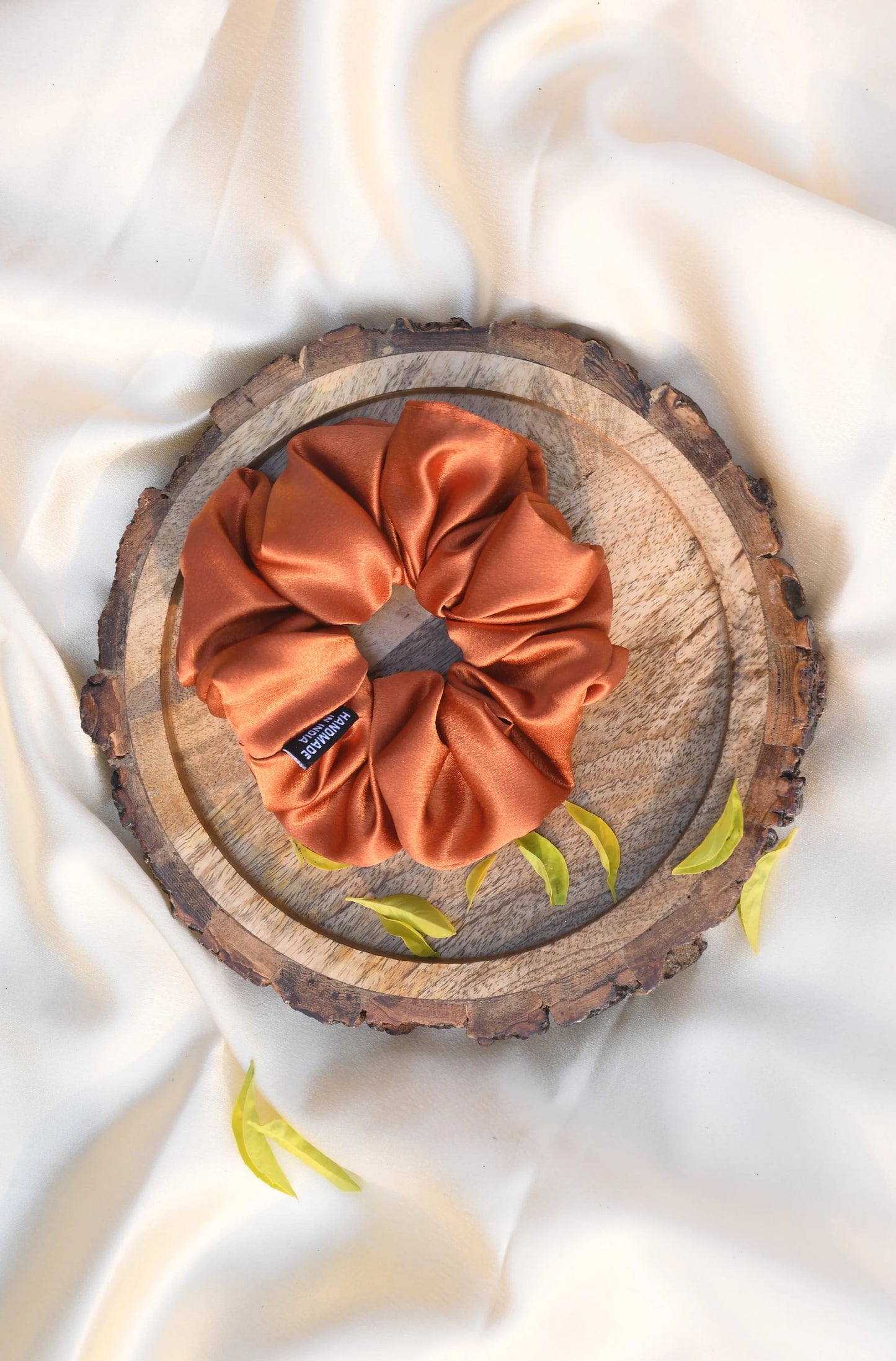 SCRUNCHIE |  COPPER COLOUR  | SATIN FABRIC