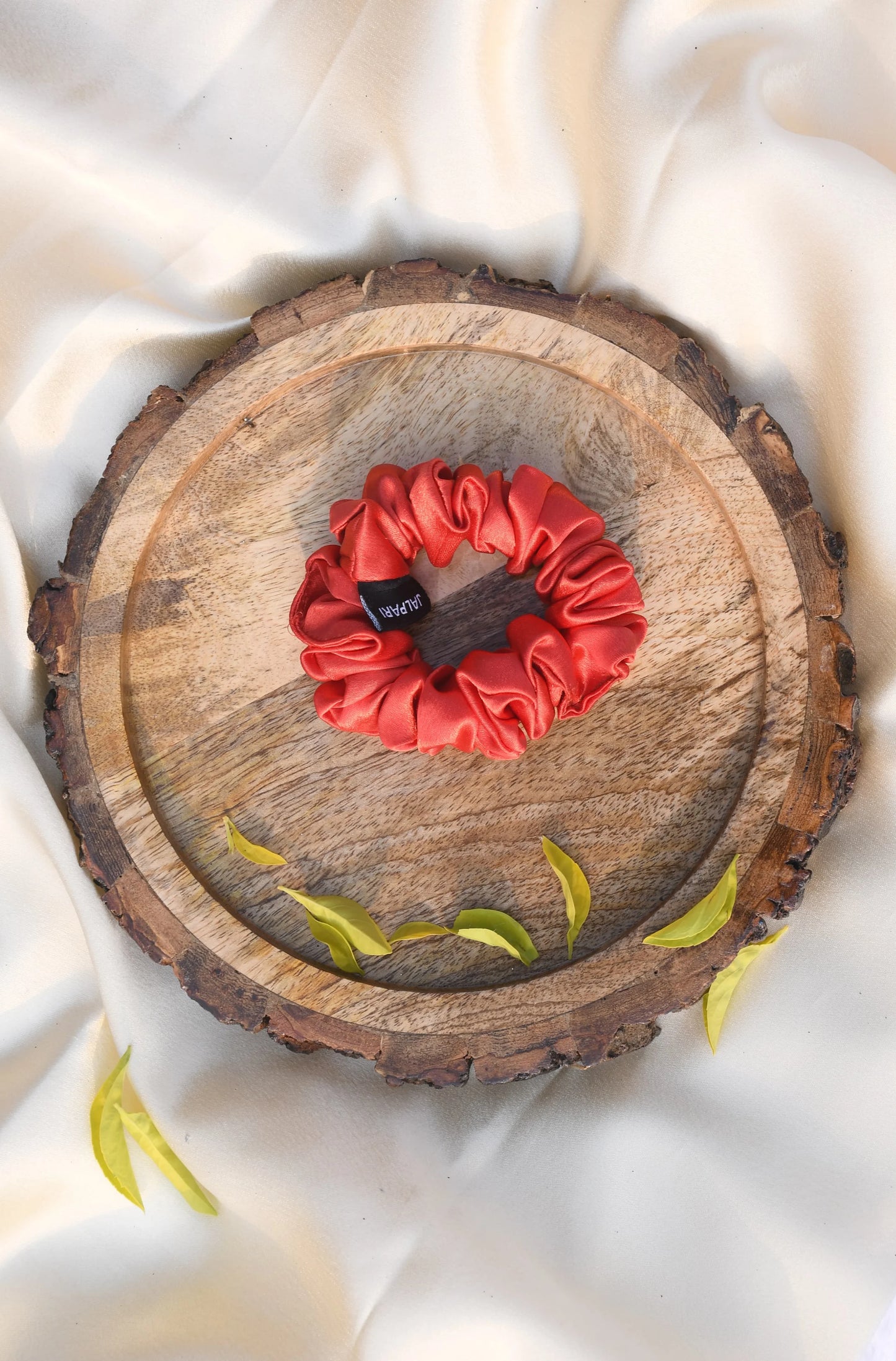 SCRUNCHIE |  RED COLOUR  | SATIN FABRIC