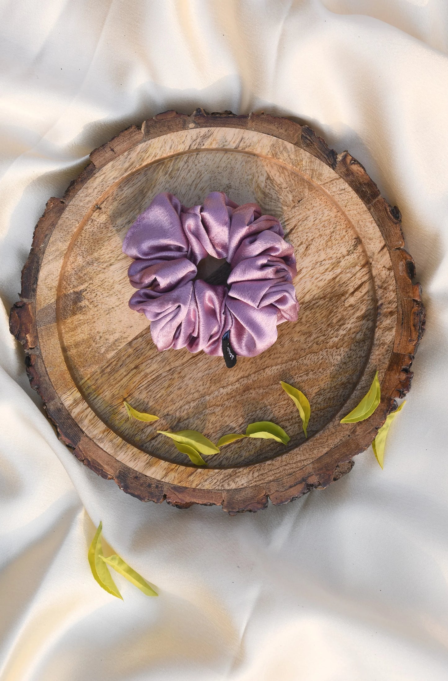 SCRUNCHIE |  SOFT LAVENDER COLOUR  | SATIN FABRIC