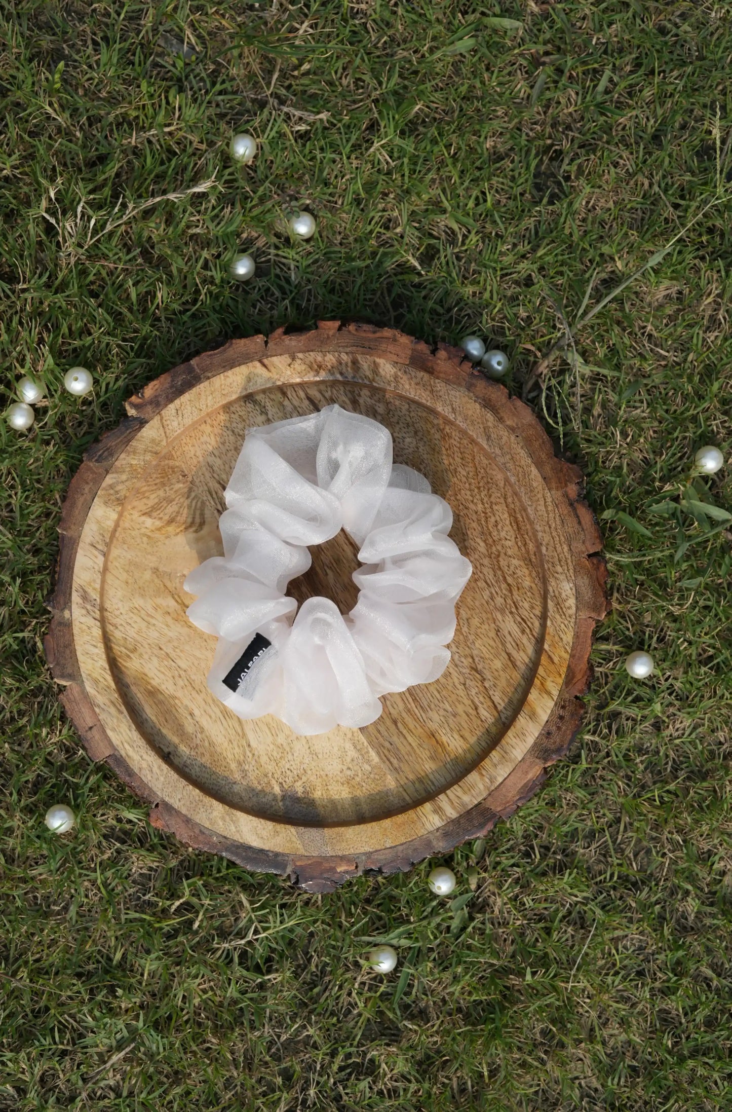 SCRUNCHIE | WHITE COLOUR  | ORGANZA FABRIC