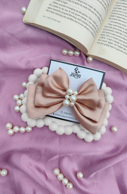 TRIPLE LAYER BOW | SATIN FABRIC
