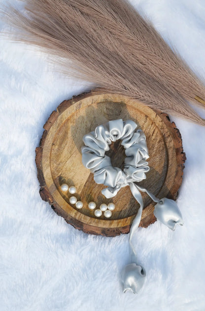 Tulip Scrunchies | SATIN FABRIC