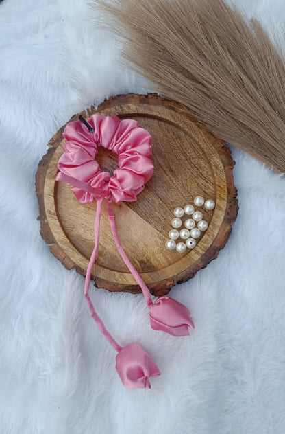 Tulip Scrunchies | SATIN FABRIC