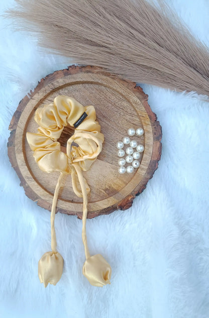 Tulip Scrunchies | SATIN FABRIC