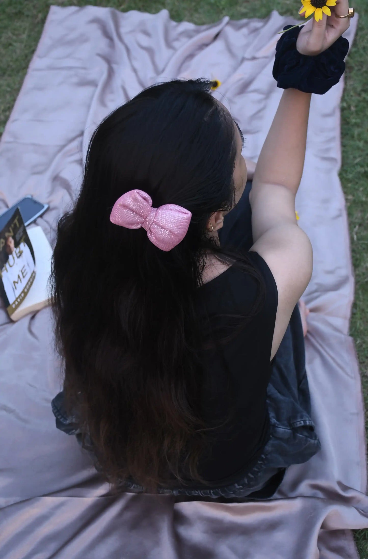 FLUFFY MINI BOW | COTTON BLEND